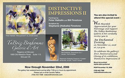 Peter Haikalis Distinctive Impressions exhibition.